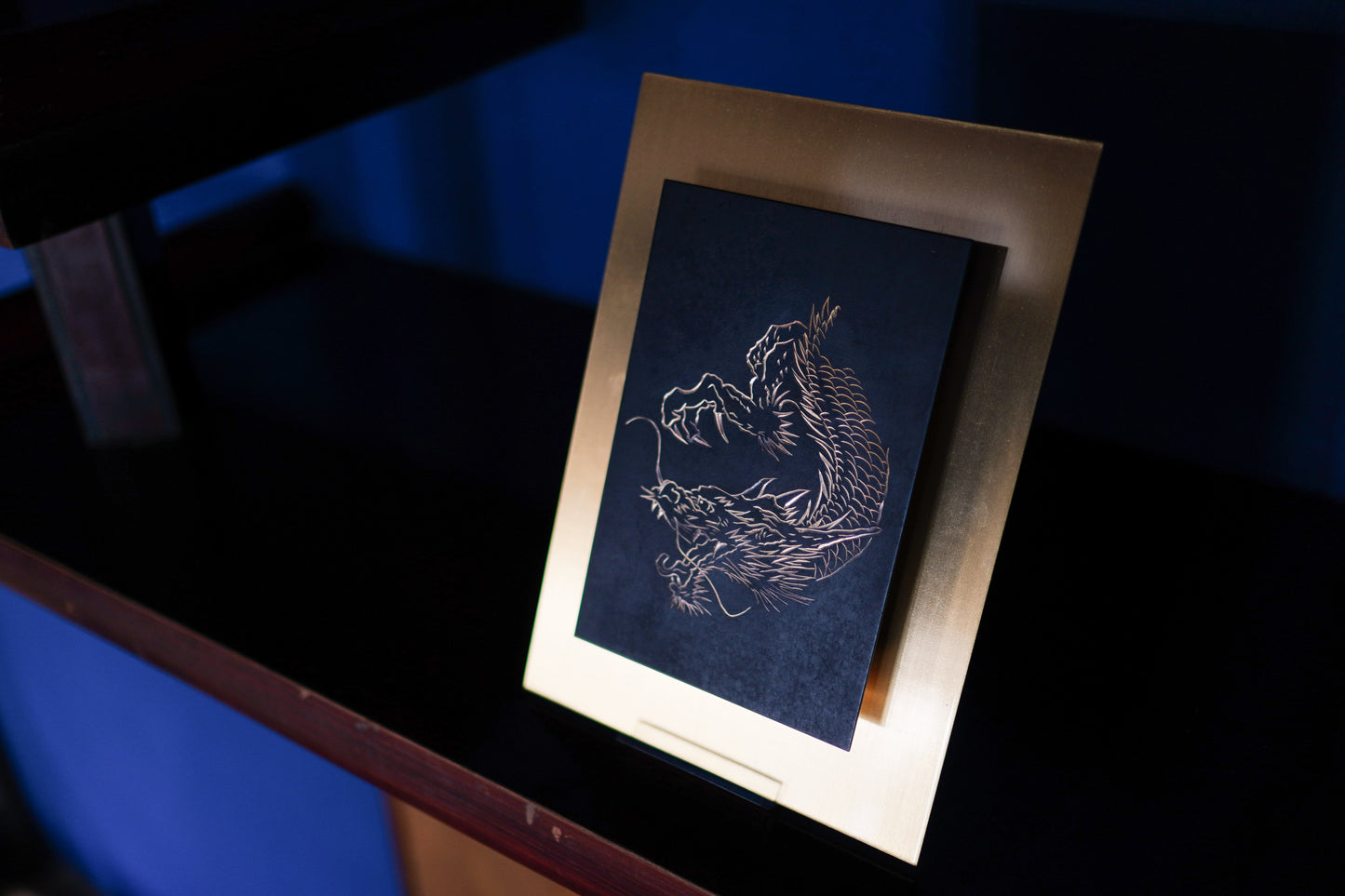 WABORI ART PANEL Descending Dragon