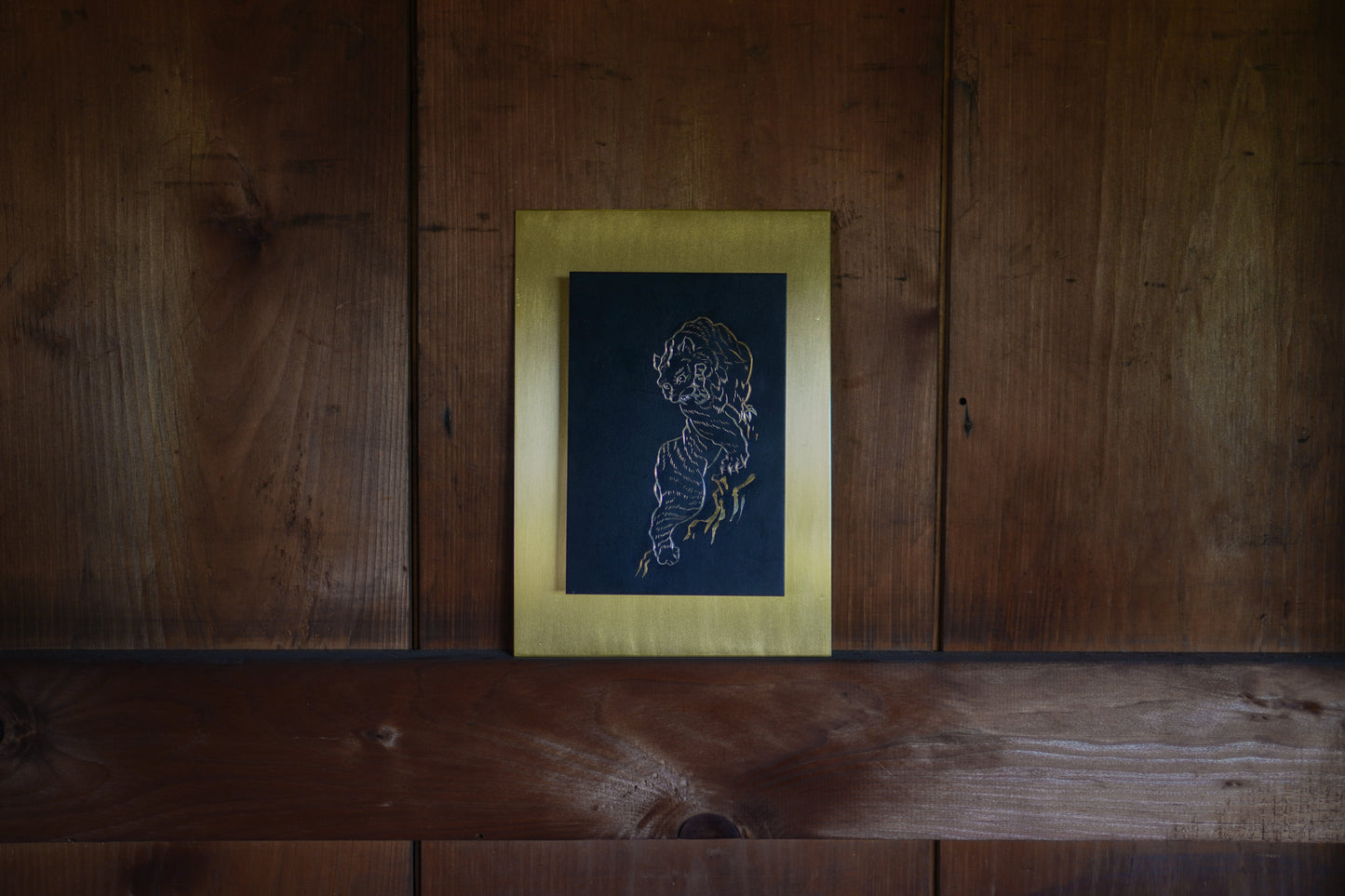 WABORI ART PANEL Tiger