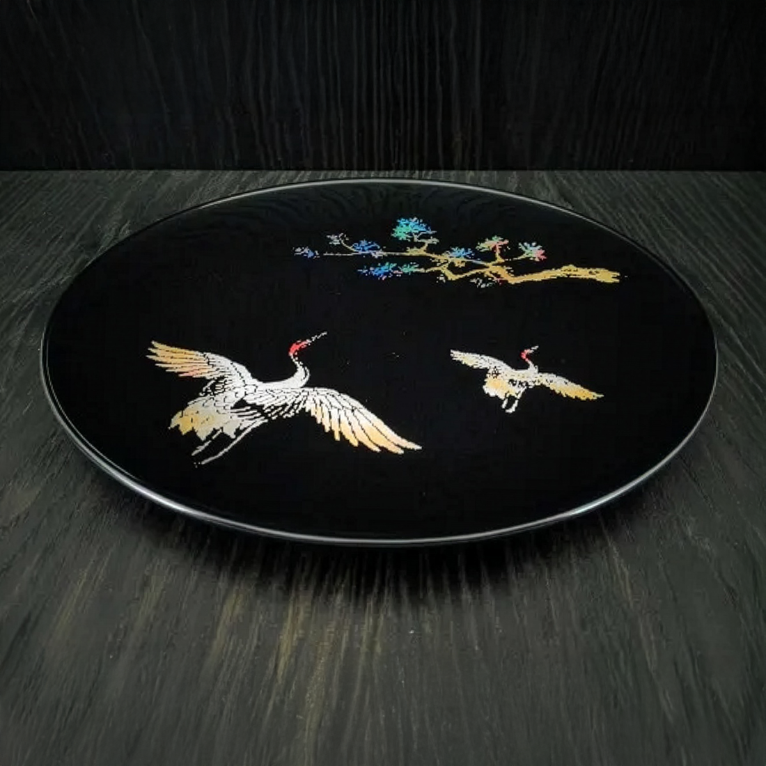 Crane & Pine Plate