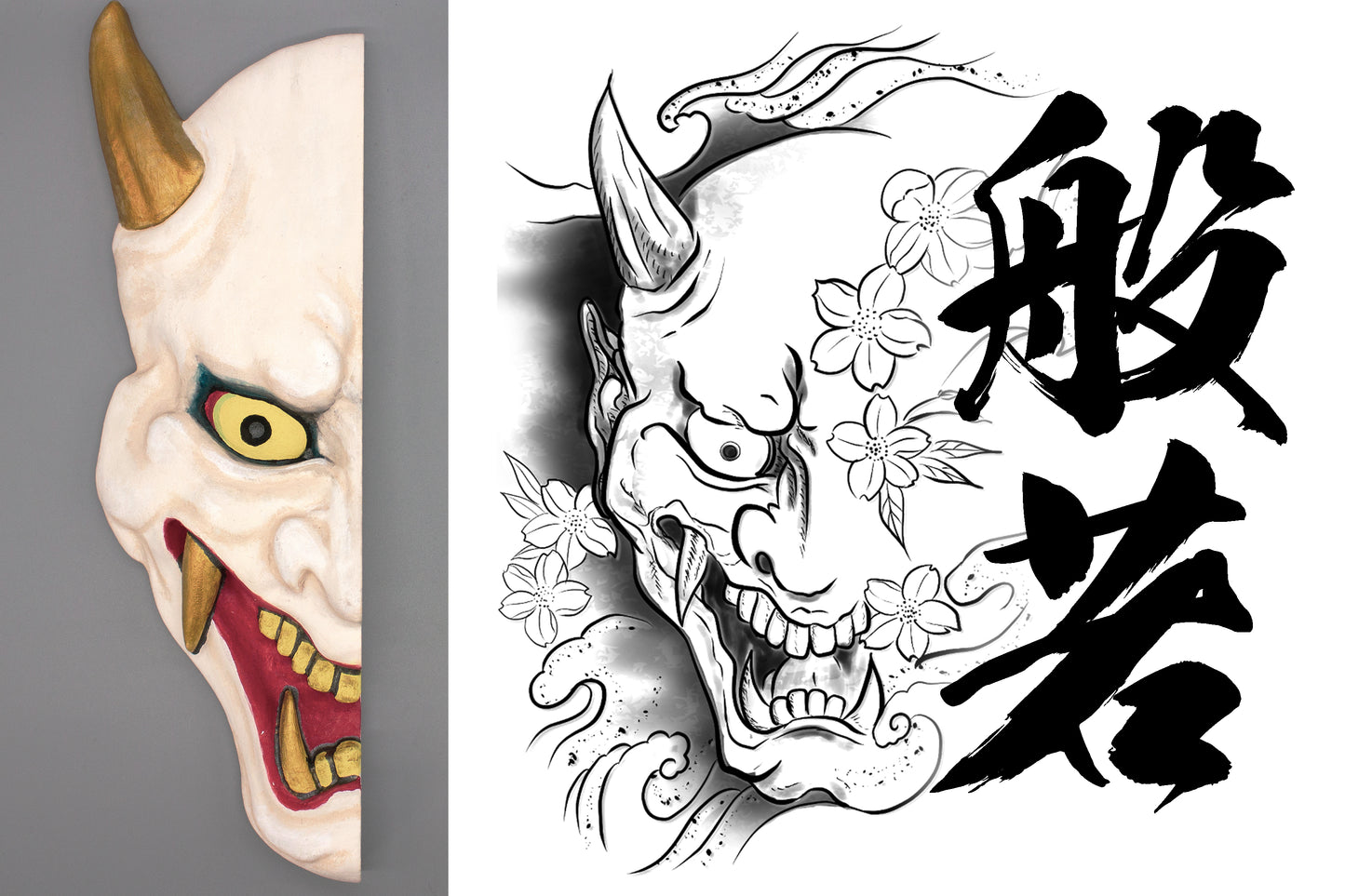 WABORI ART PANEL Hannya