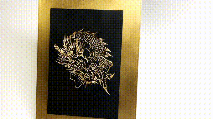 WABORI ART PANEL  Dragon