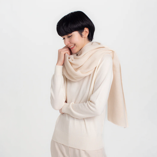 Cashmere Knit Angel's Shawl