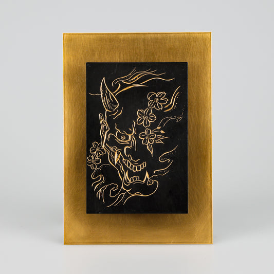 WABORI ART PANEL  Hannya