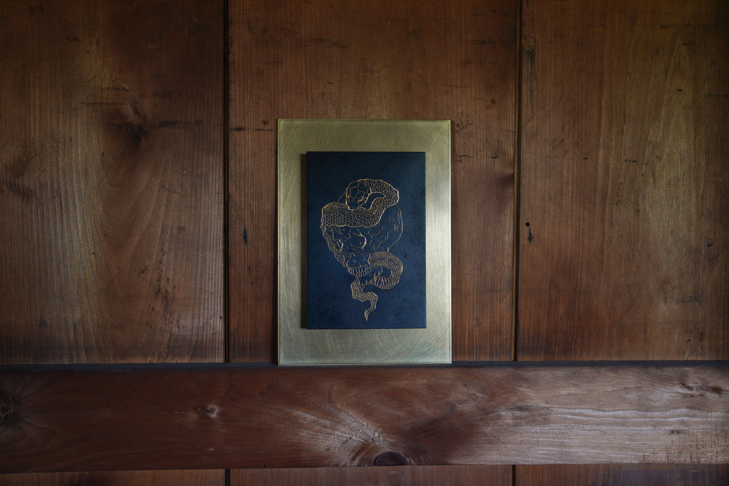 WABORI ART PANEL  Skull