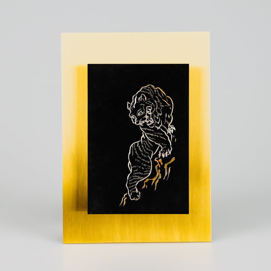 WABORI ART PANEL  Tiger