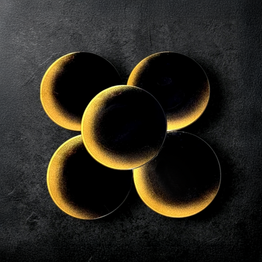 Maki‑nuri “Moon” Small Plate Set
